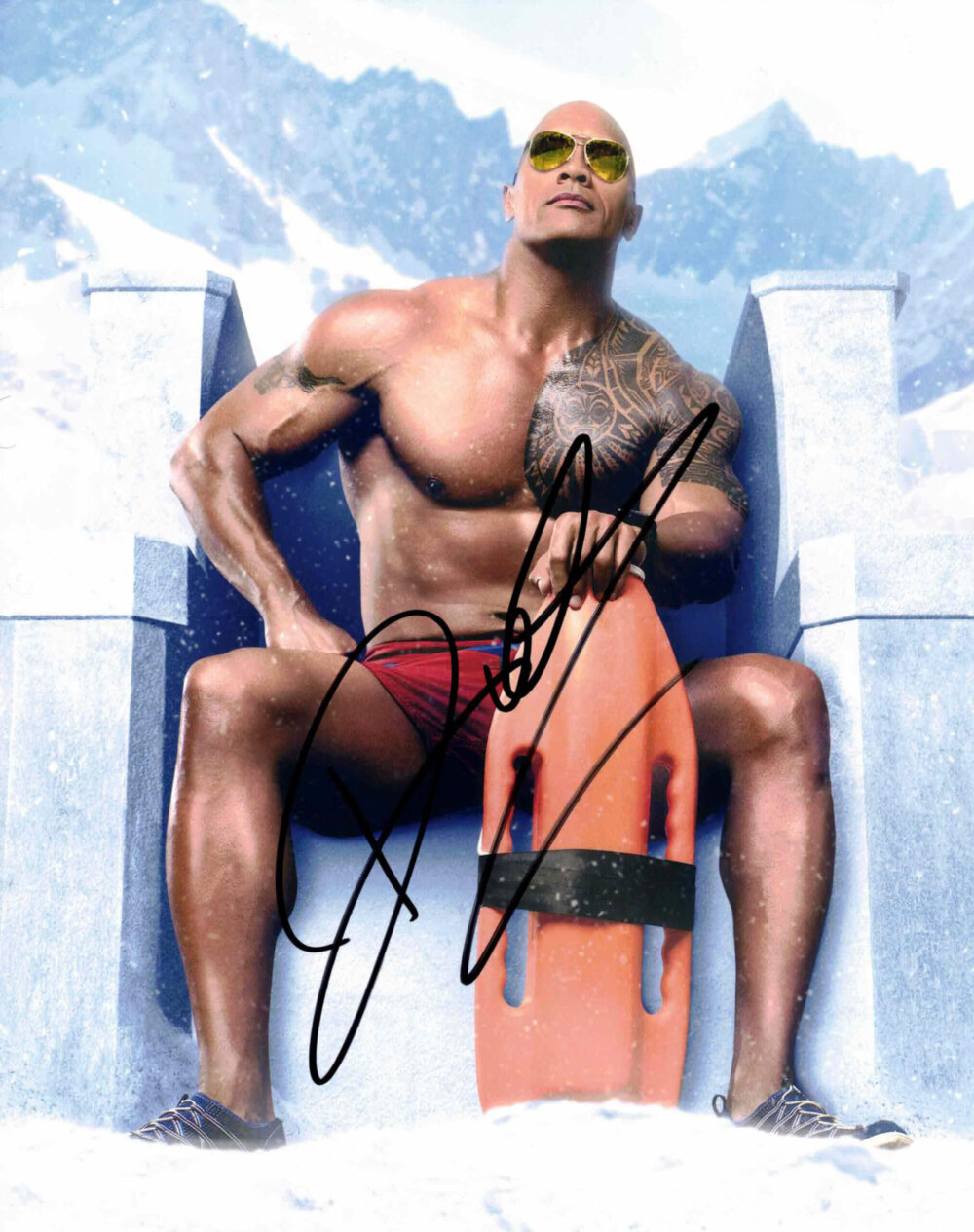Dwayne Johnson "The Rock" - autogram