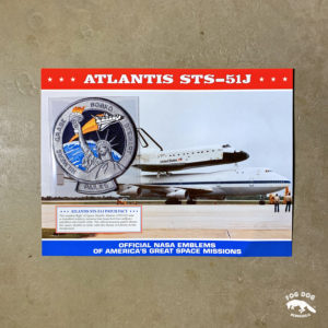 Oficiální textilní nášivka NASA - ATLANTIS STS-51J