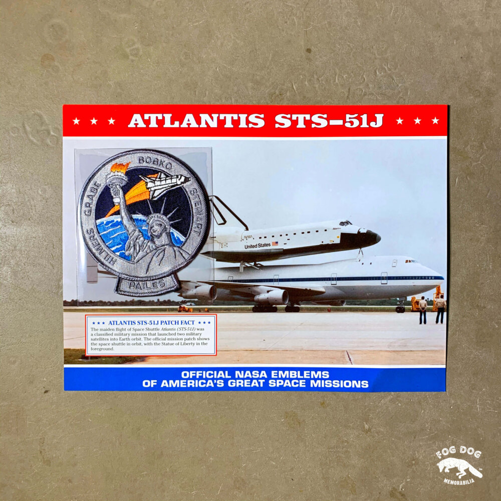Oficiální textilní nášivka NASA - ATLANTIS STS-51J