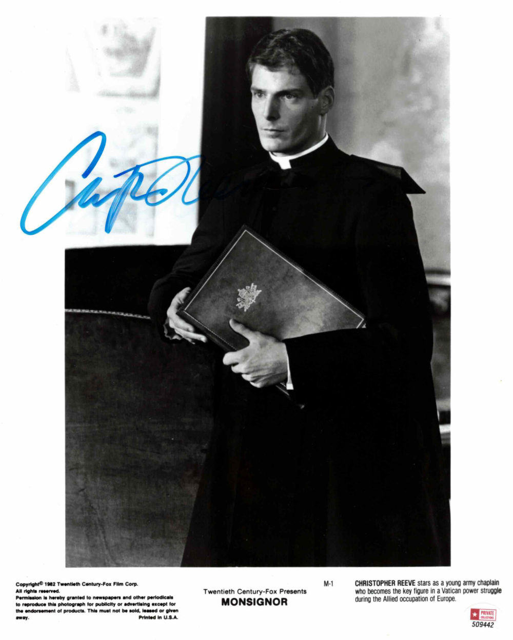 Christopher Reeve - autogram