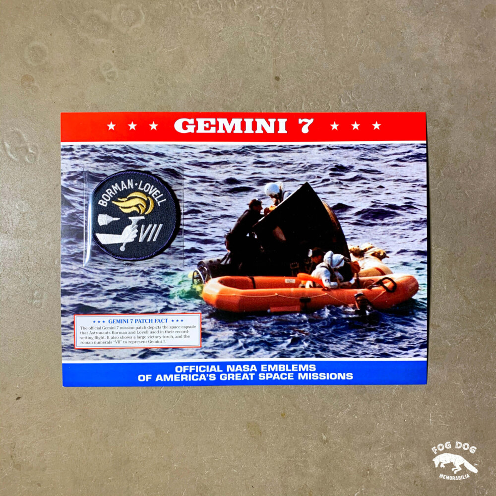 Oficiální textilní nášivka NASA - GEMINI 7