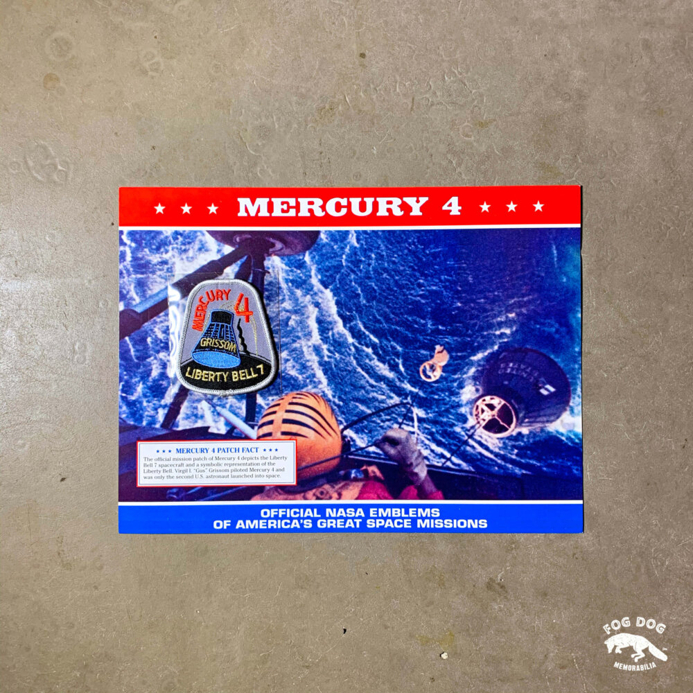 Oficiální textilní nášivka NASA - MERCURY 4