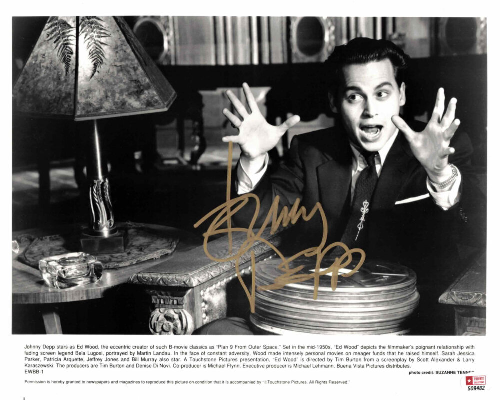 Johnny Depp - autogram