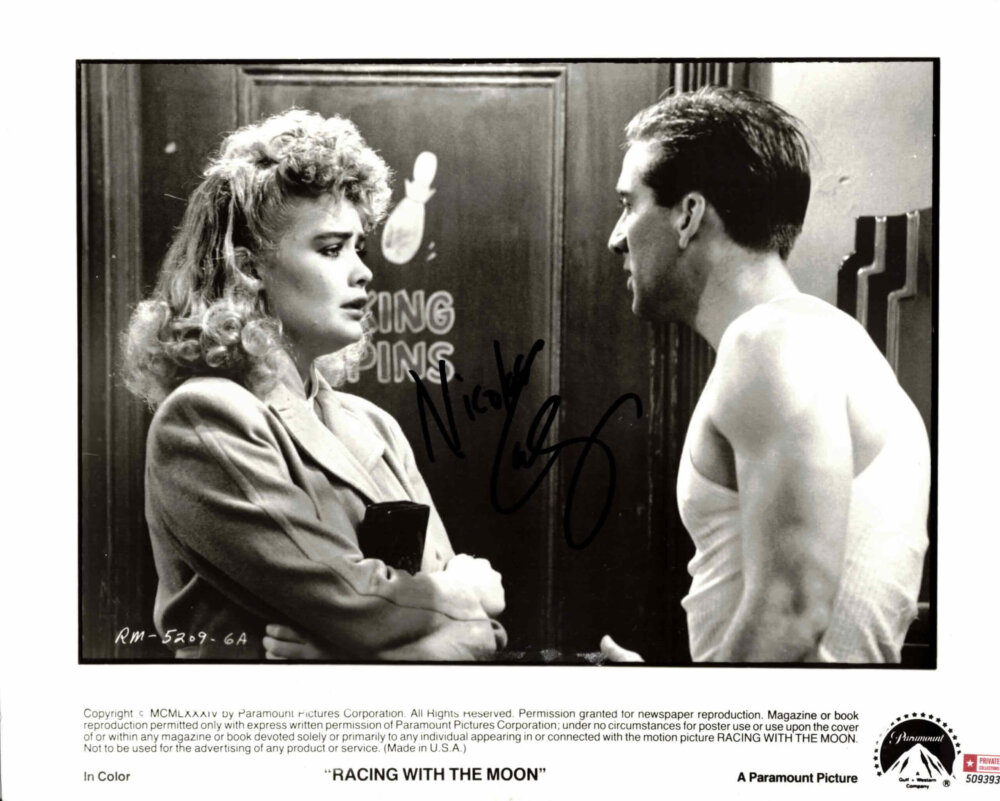 Nicolas Cage - autogram