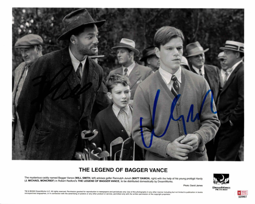 Will Smith & Matt Damon - autogram