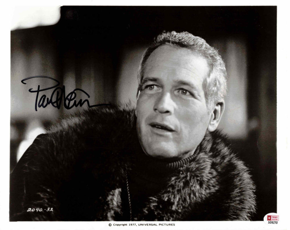 Paul Newman - autogram