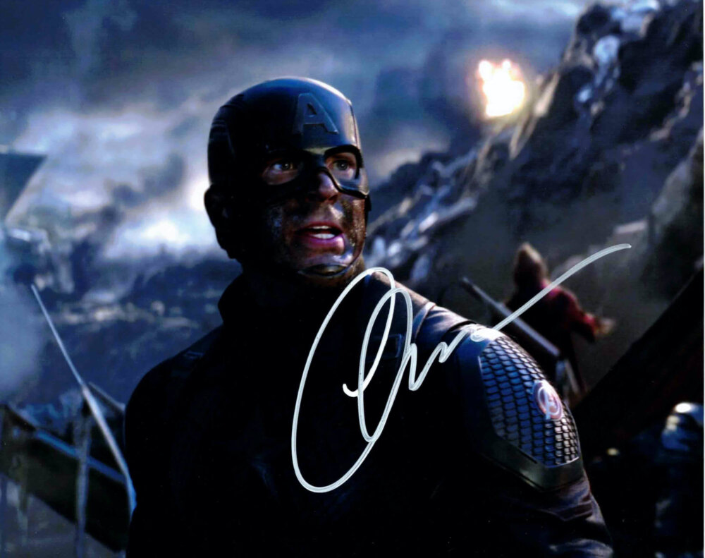 Chris Evans / Cpt. America, Avengers - autogram