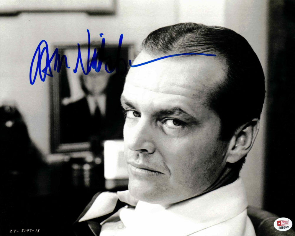 Jack Nicholson - autogram