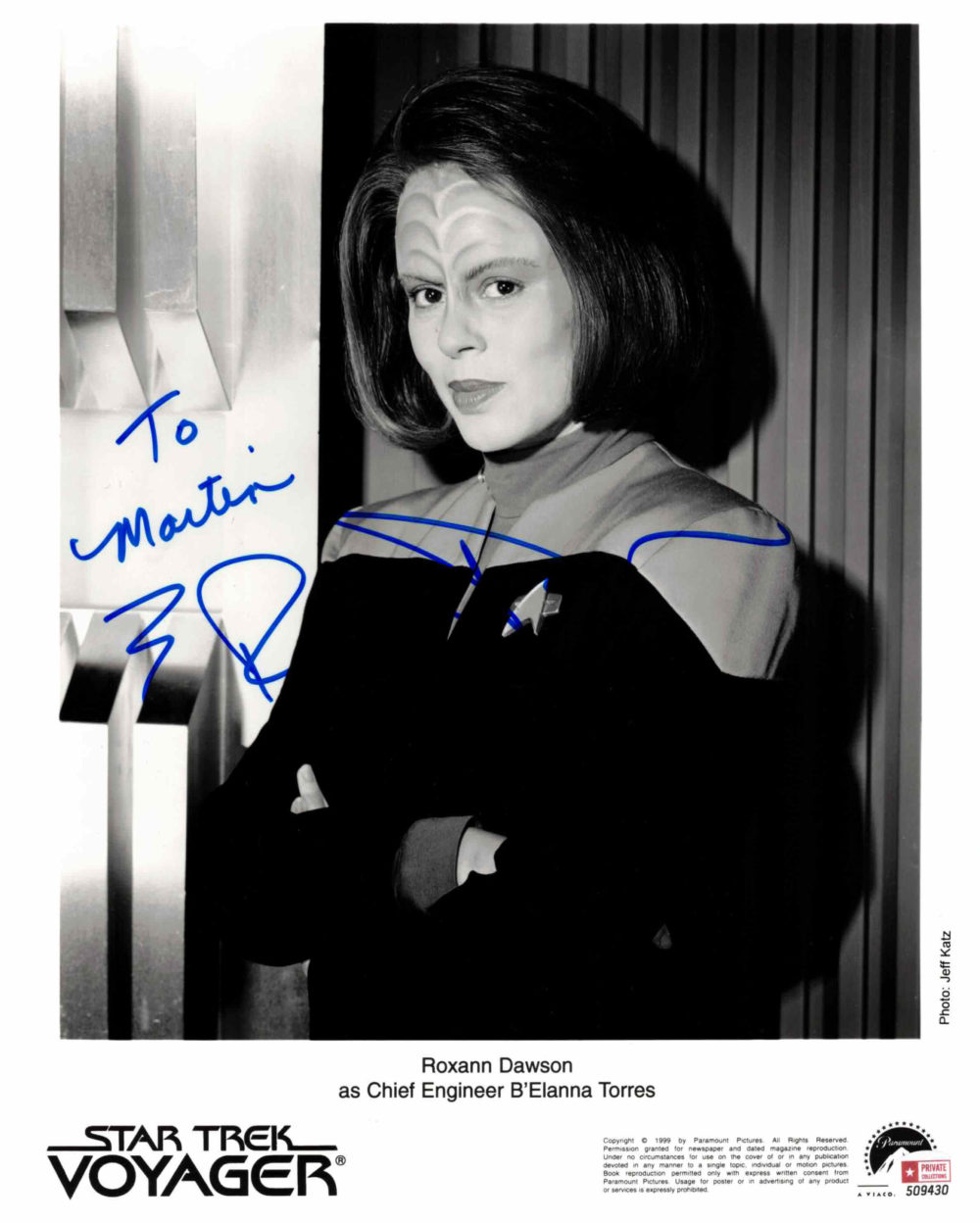 Roxann Dawson / Star Trek - autogram