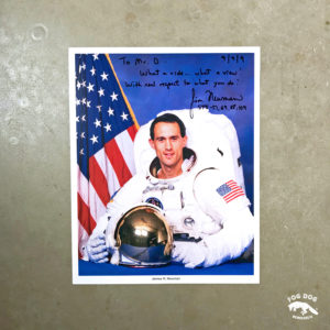 Autogram / astronaut Jim Newman