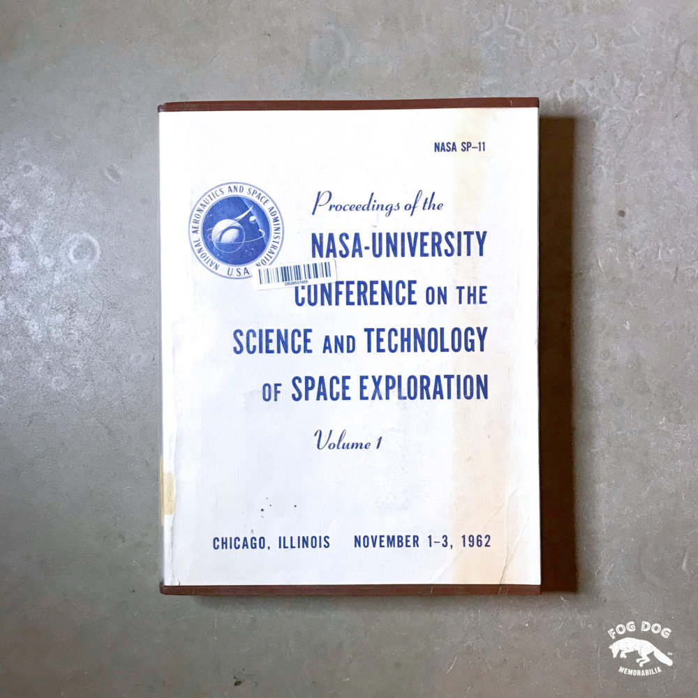 Příručka NASA - University Conference on Science, Space Exploration z roku 1962