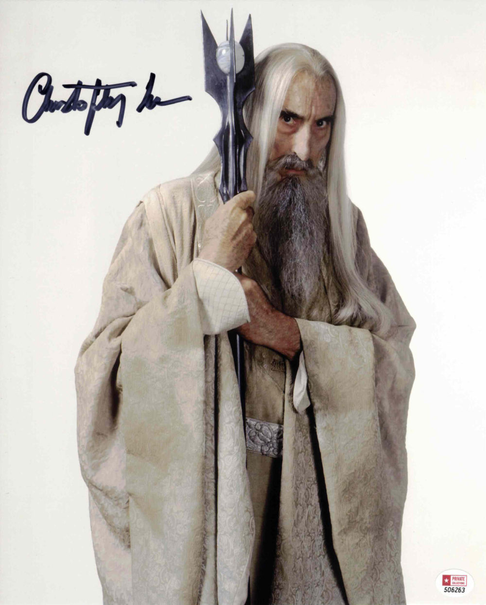 Christopher Lee / Saruman, Pán prstenů - autogram