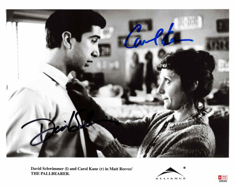 David Schwimmer & Carol Kane - autogram
