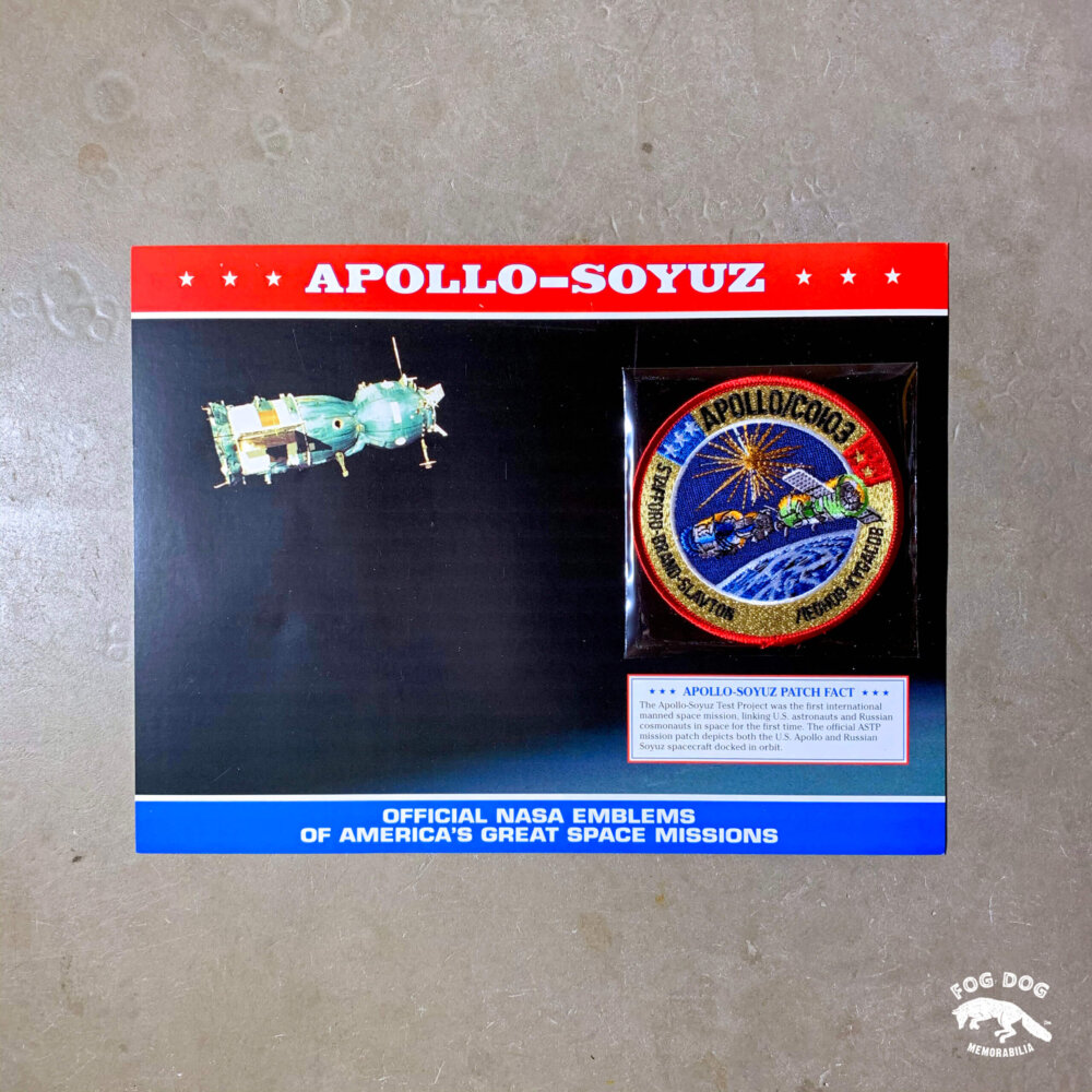 Oficiální textilní nášivka NASA - APOLLO-SOYUZ