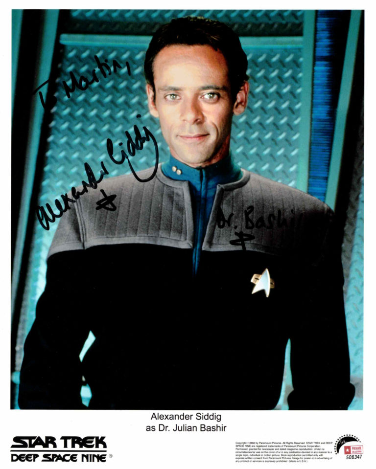 Alexander Siddig / Star Trek - autogram