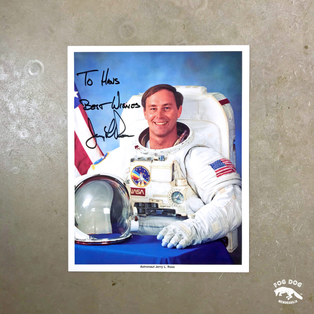 Autogram / astronaut Jerry Lynn Ross