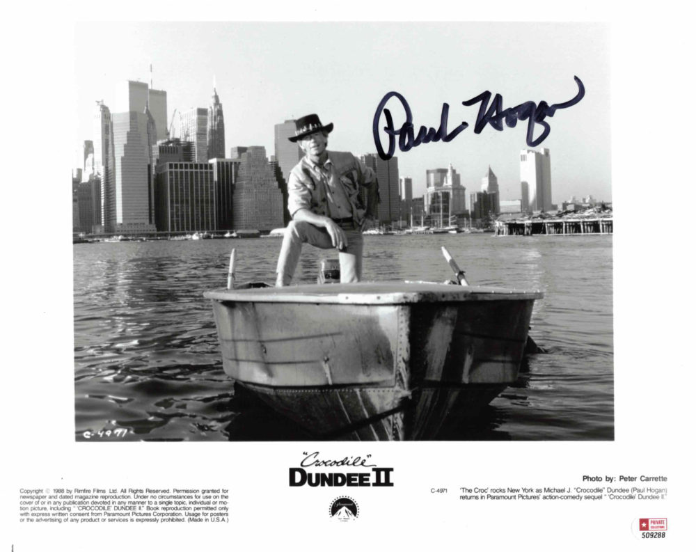 Paul Hogan - autogram