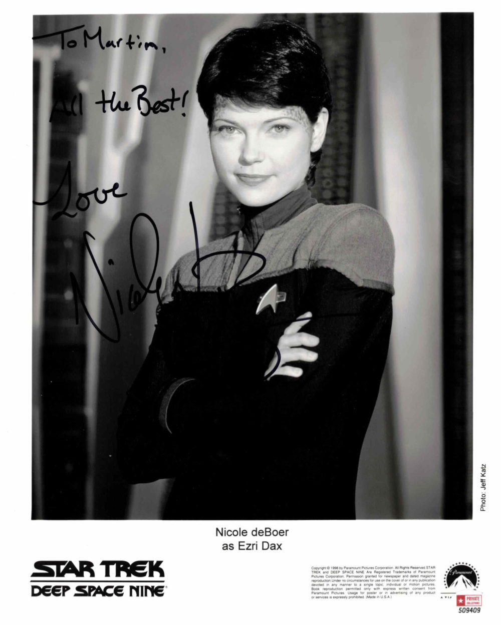Nicole de Boer / Star Trek - autogram