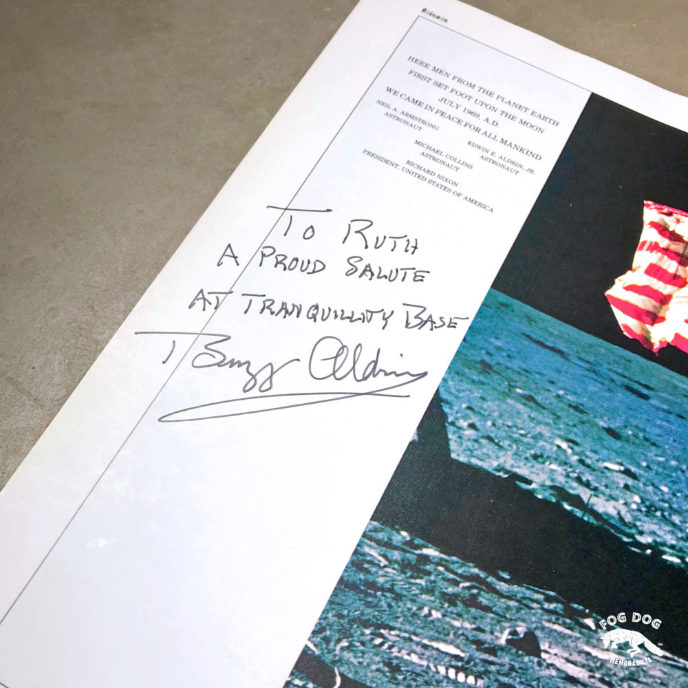 Autogram / Buzz Aldrin - 2. člověk na Měsíci