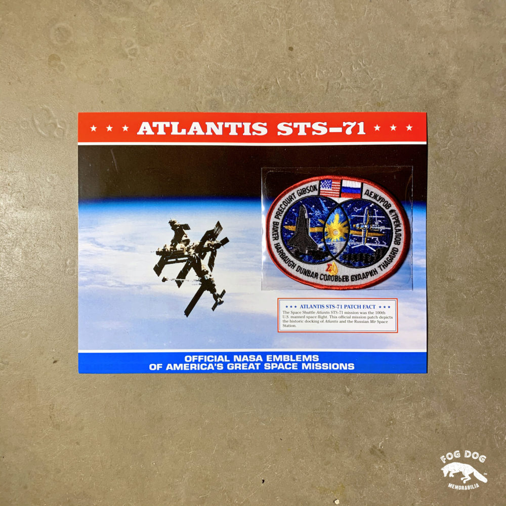 Oficiální textilní nášivka NASA - ATLANTIS STS-71