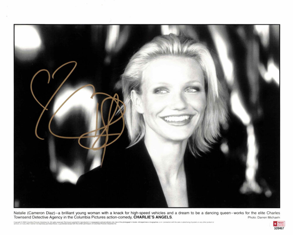 Cameron Diaz - autogram