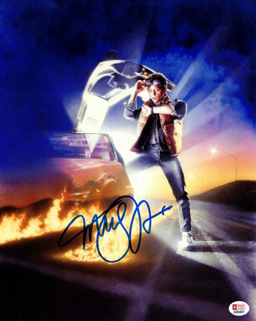 Michael J. Fox / Návrat do budoucnosti - autogram