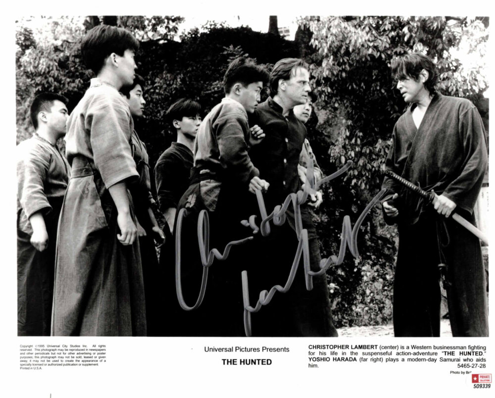 Christopher Lambert - autogram