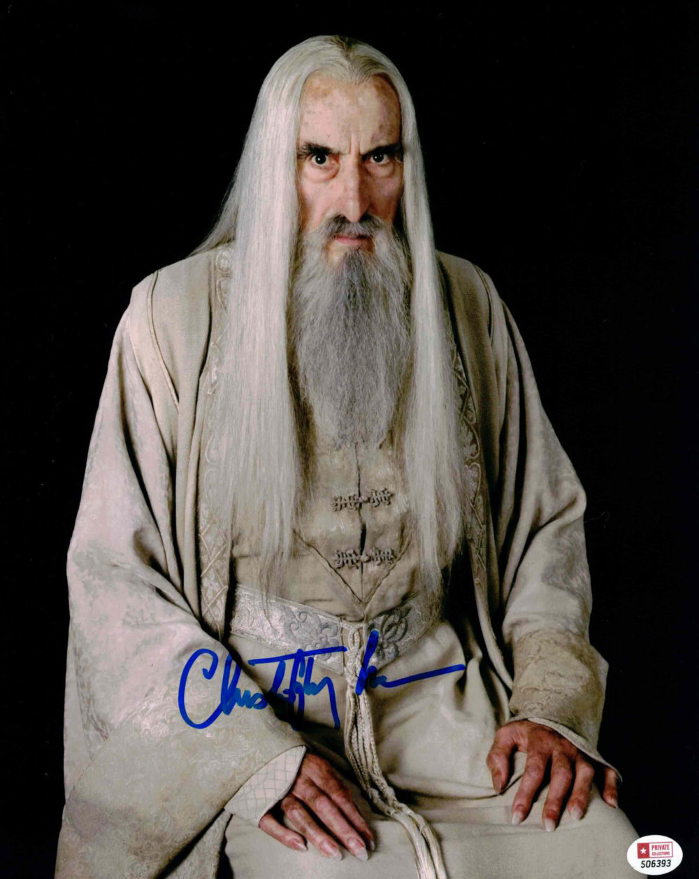 Christopher Lee / Saruman, Pán prstenů - autogram