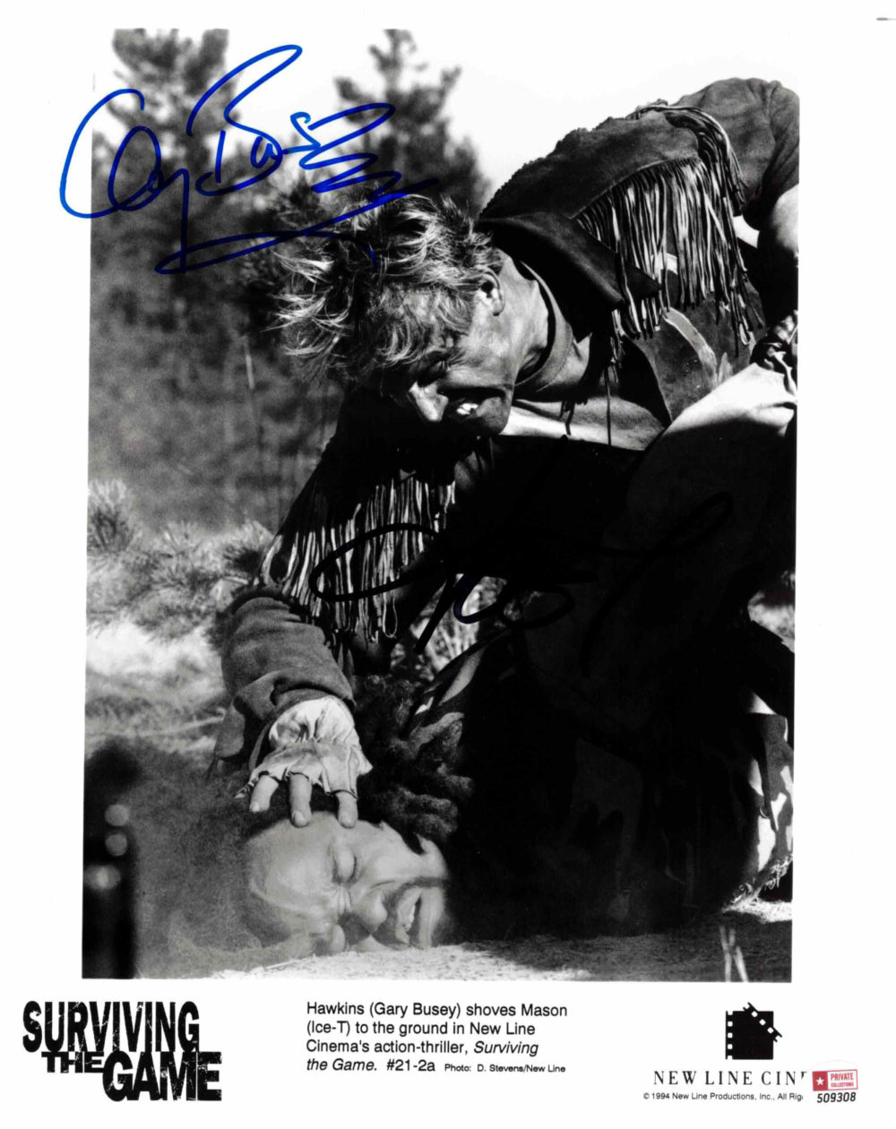 Ice-T & Gary Busey - autogram