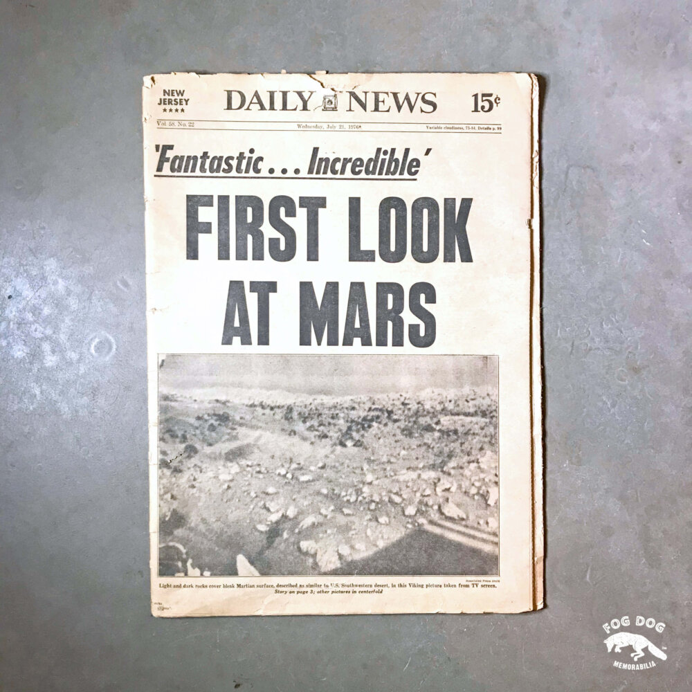 Vydání novin z 21.7.1976 - FIRST LOOK AT MARS