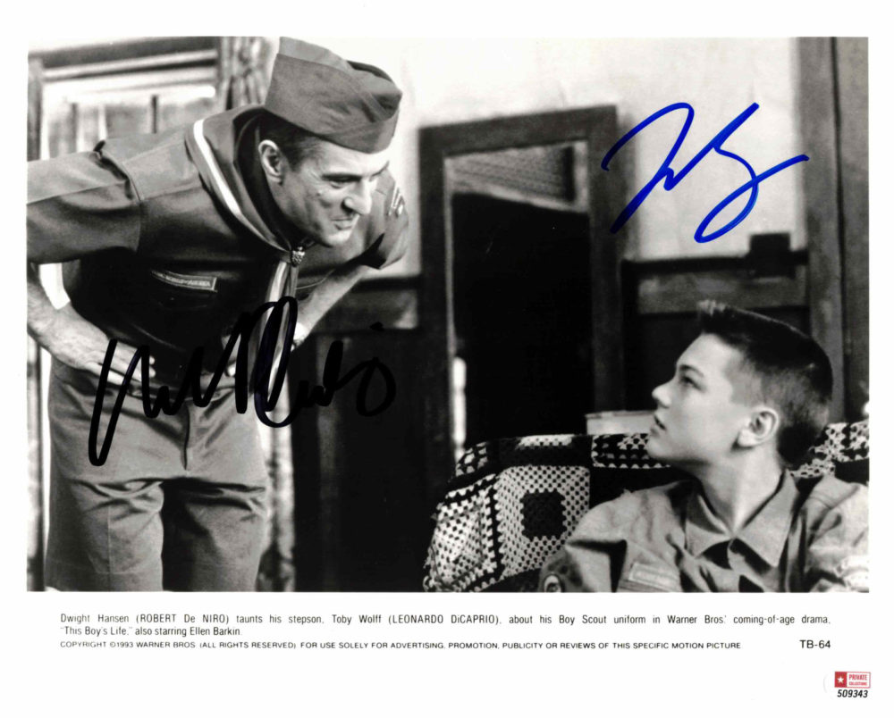 Robert De Niro & Leonardo DiCaprio - autogram