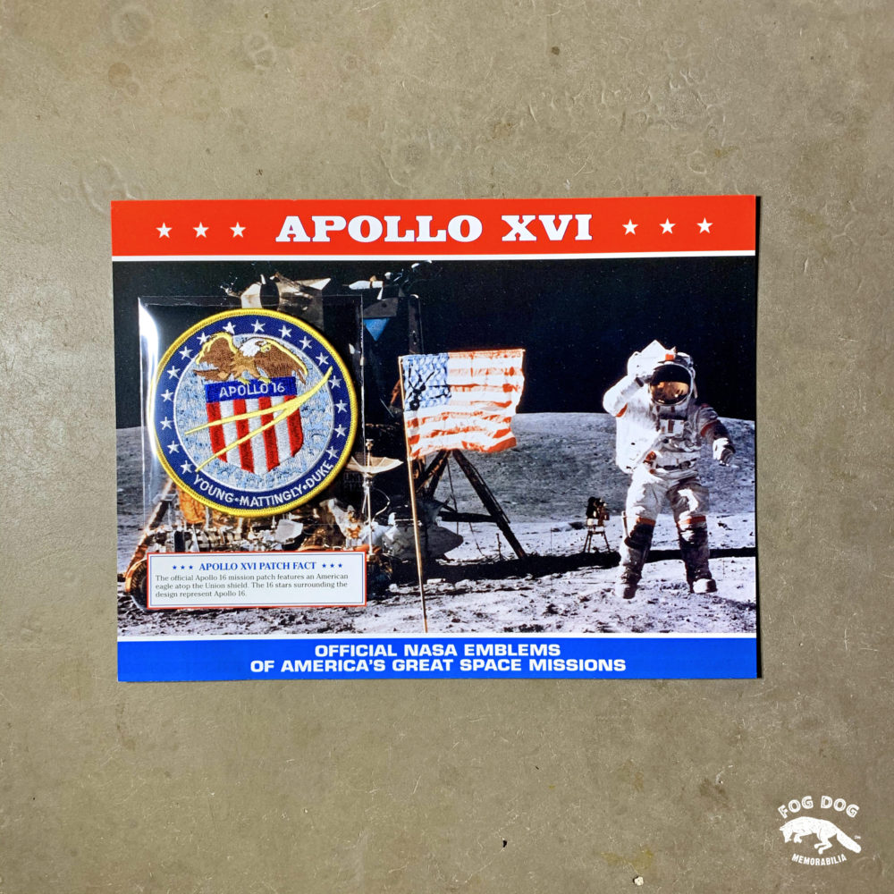 Oficiální textilní nášivka NASA - APOLLO XVI