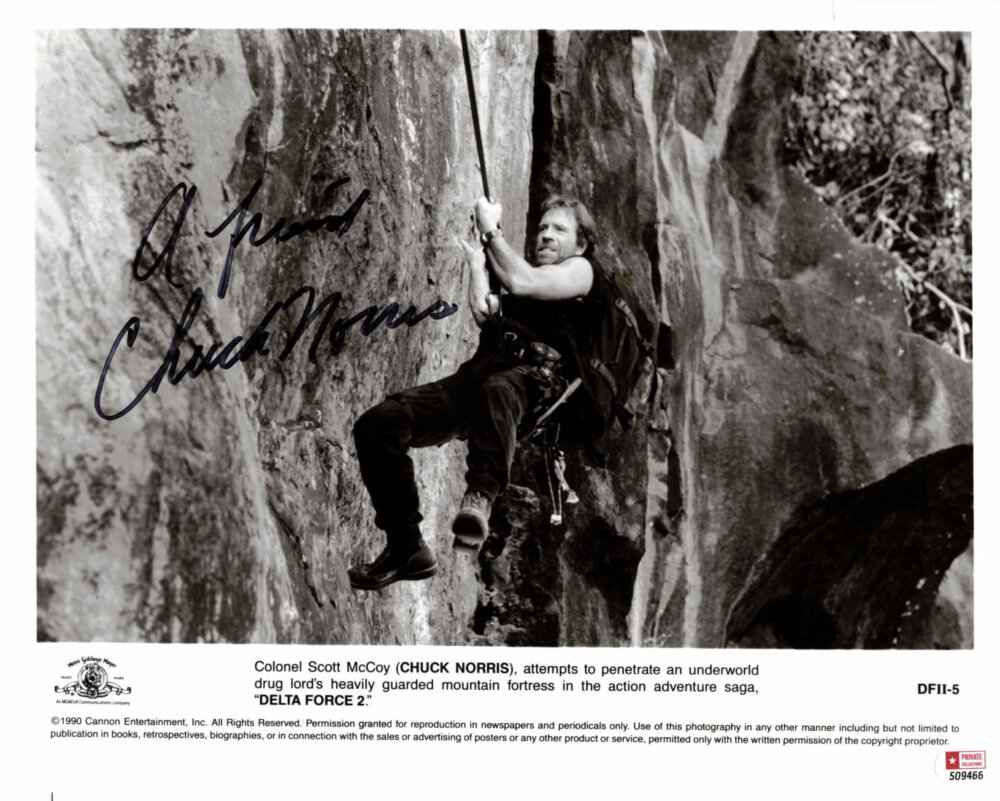 Chuck Norris - autogram