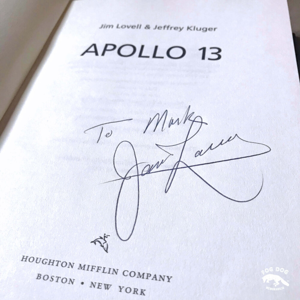 Autogram / Jim Lovell - kapitán poškozeného Apolla 13