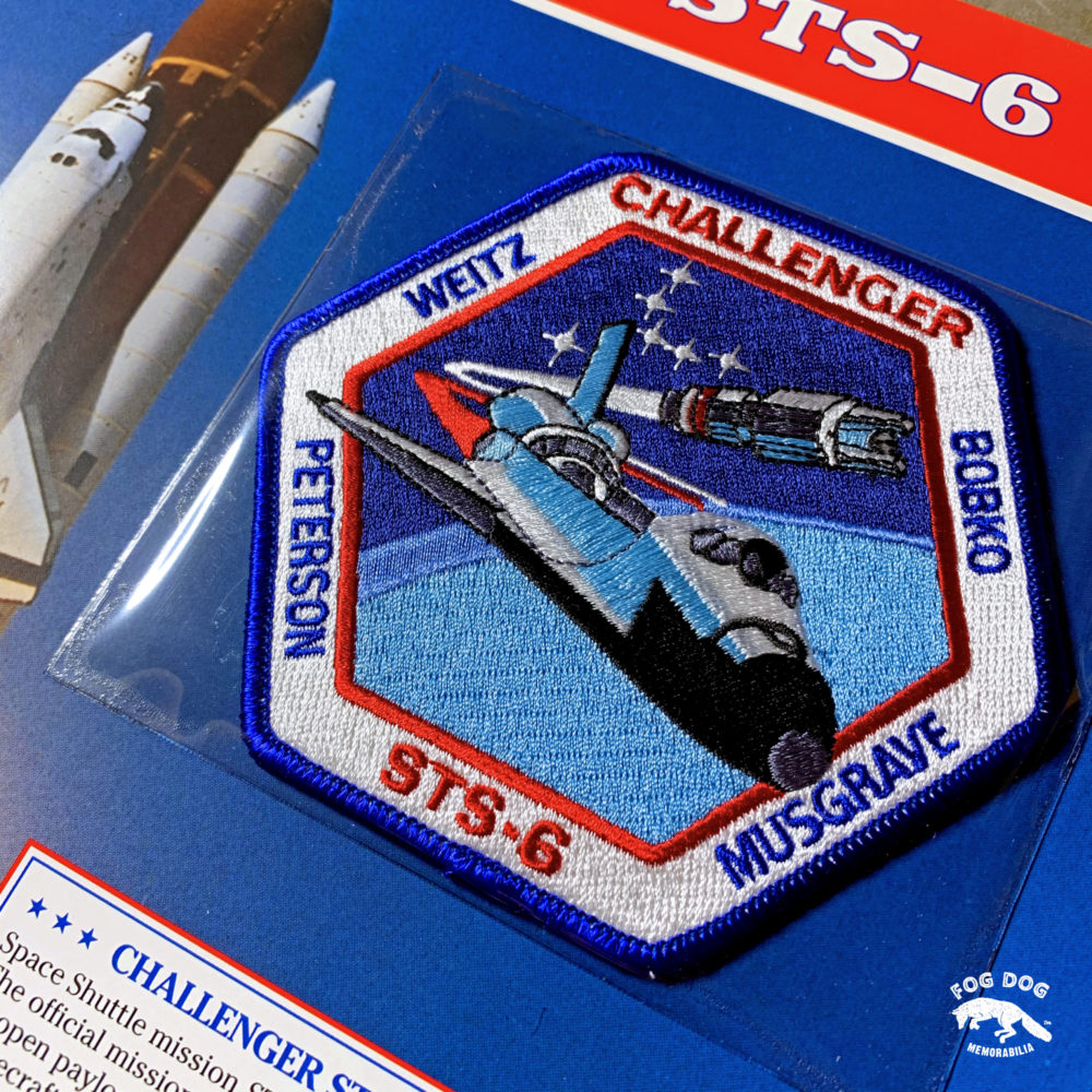 Oficiální textilní nášivka NASA - CHALLENGER STS-6