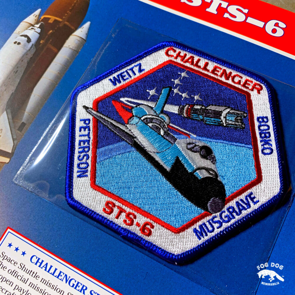 Oficiální textilní nášivka NASA - CHALLENGER STS-6