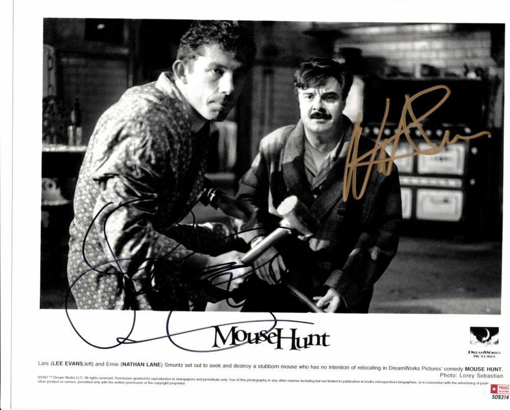 Nathan Lane & Lee Evans - autogram