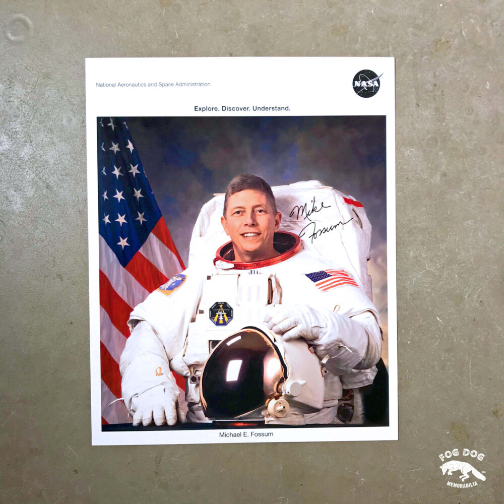 Autogram / astronaut Michael Fossum
