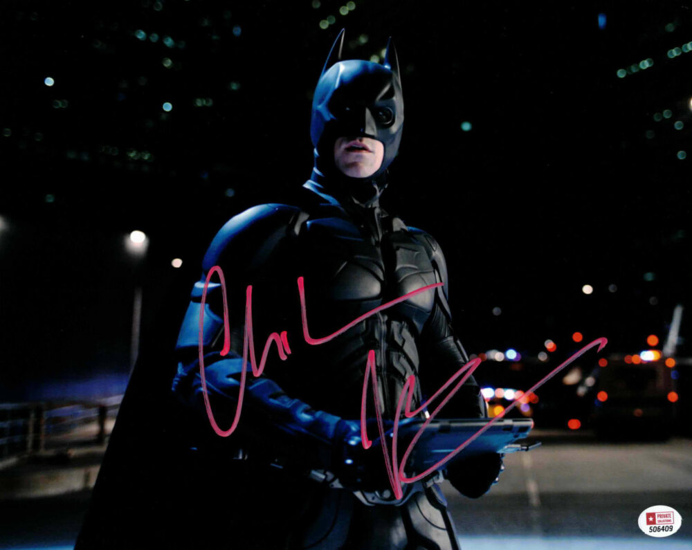 Christian Bale / Batman - autogram