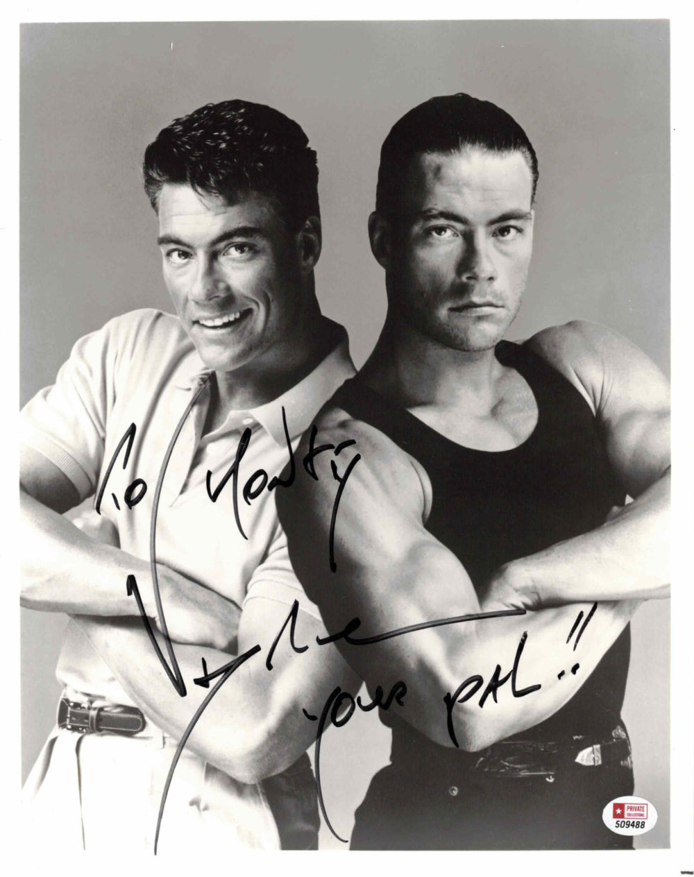 Jean-Claude van Damme - autogram
