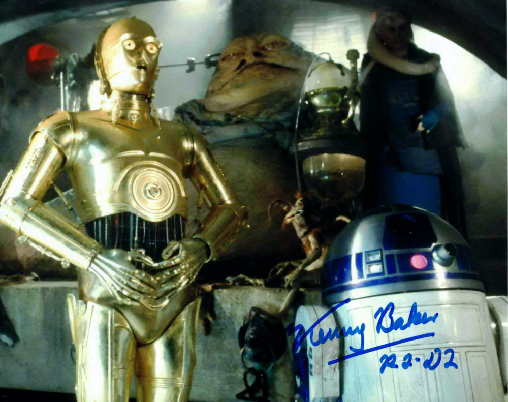 Kenny Baker / R2-D2, Star Wars - autogram