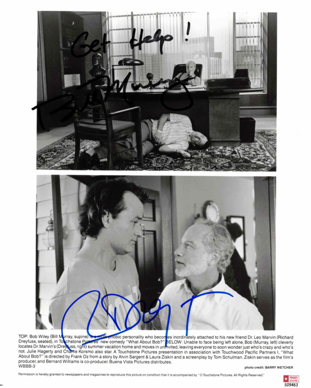 Bill Murray & Richard Dreyfuss - autogram