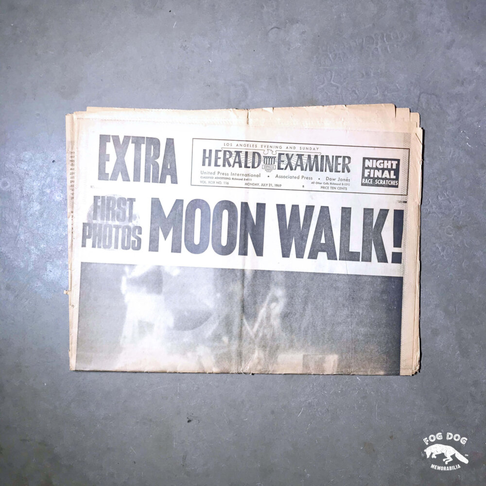 Vydání novin z 21.7.1969 - MOON WALK!