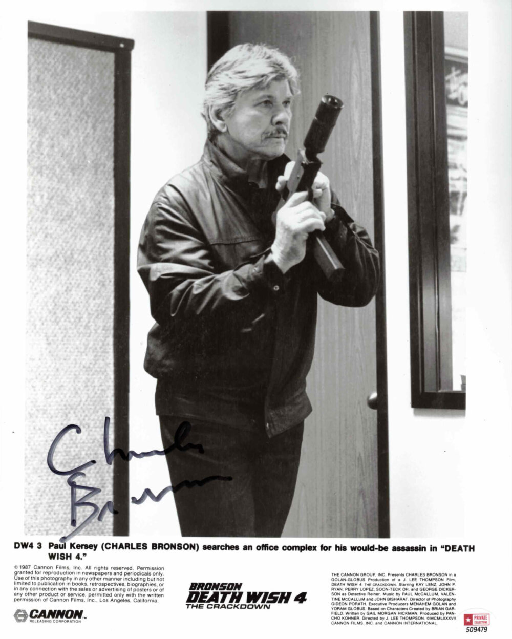 Charles Bronson - autogram