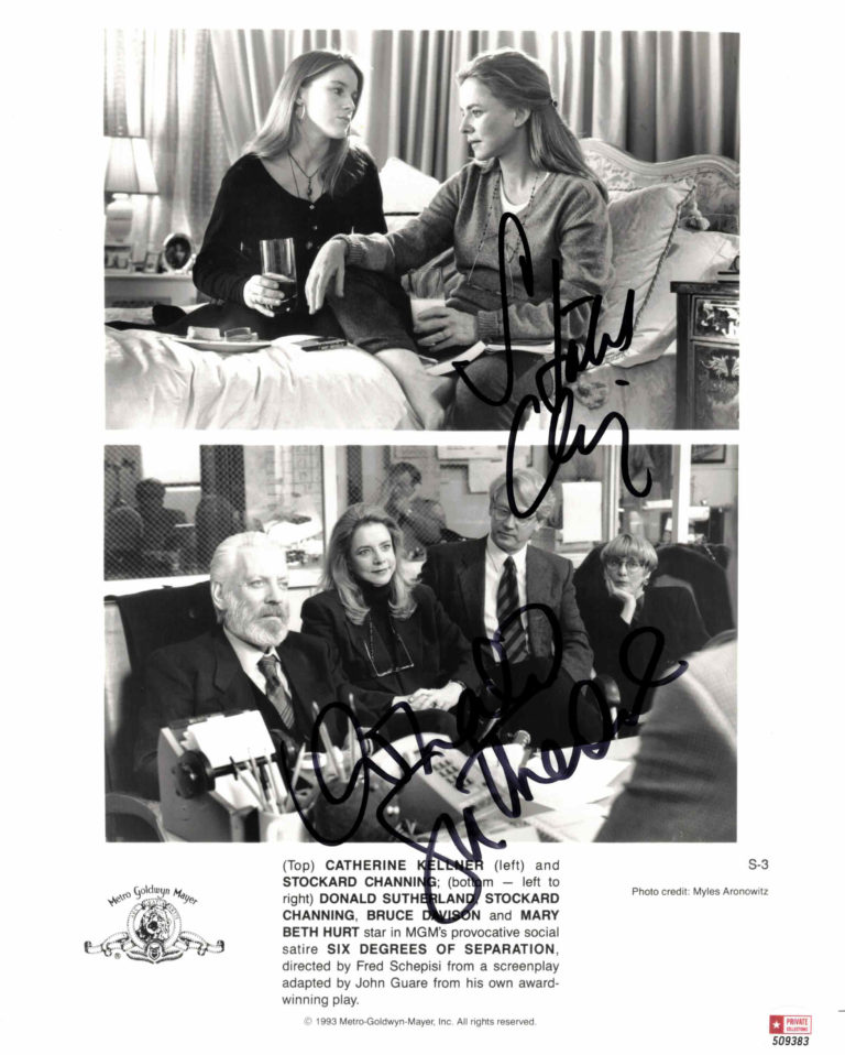 Donald Sutherland & Stockard Channing - autogram