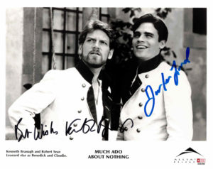 Kenneth Branagh & Robert Sean Leonard - autogram