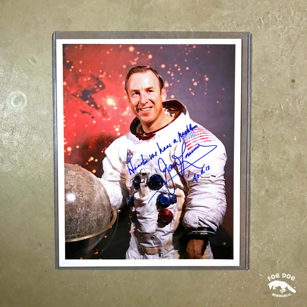 Autogram / Jim Lovell - kapitán poškozeného Apolla 13