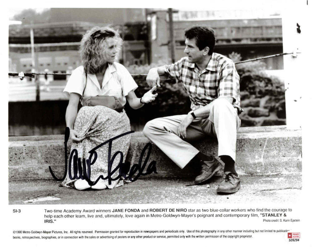 Jane Fonda - autogram