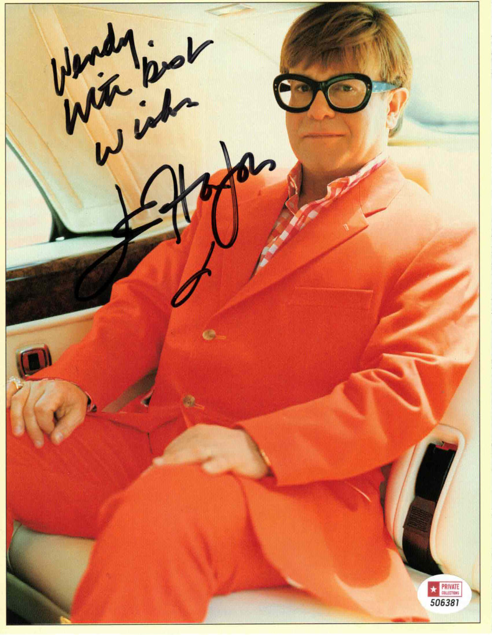 Elton John - autogram