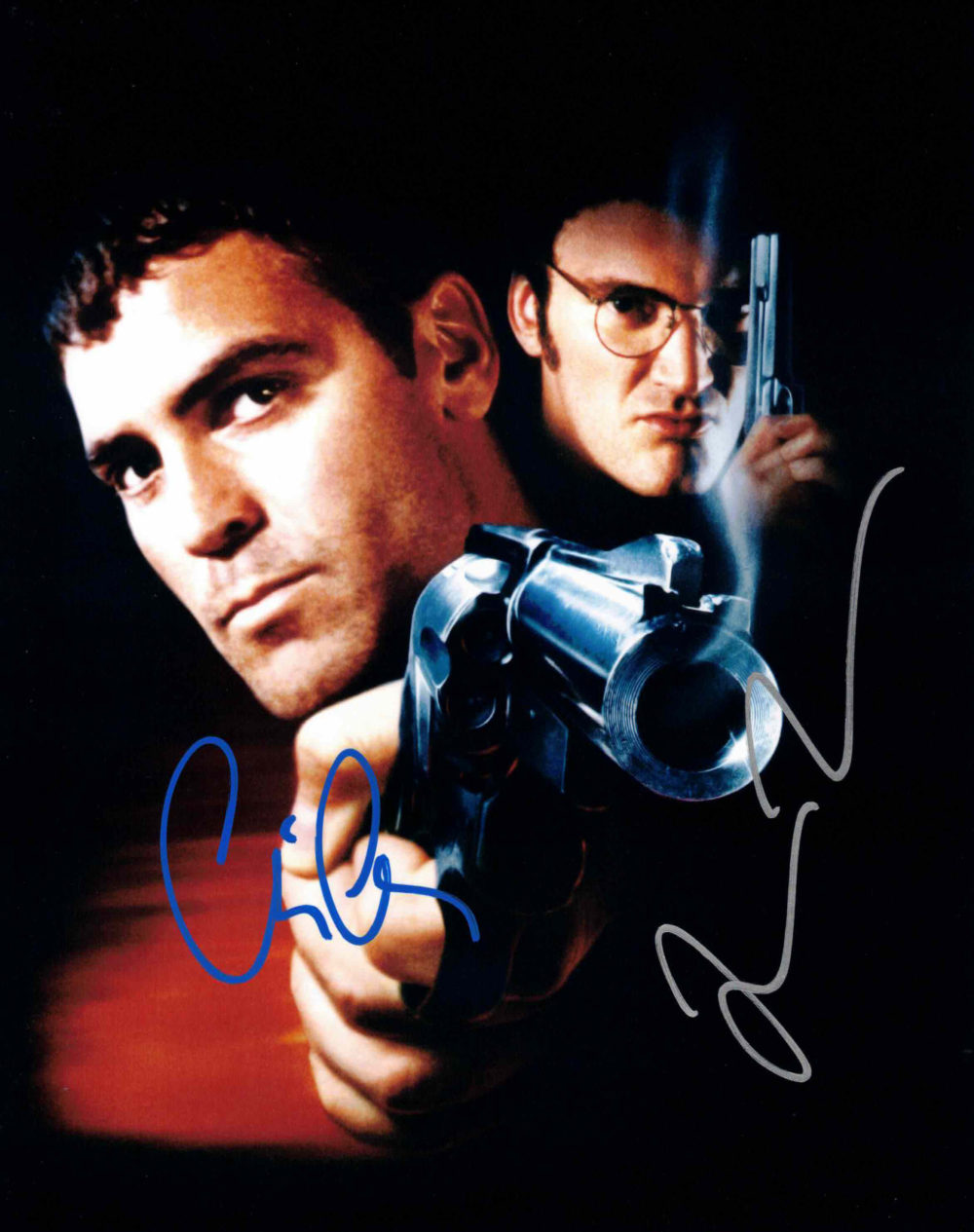 George Clooney & Quentin Tarantino - autogram